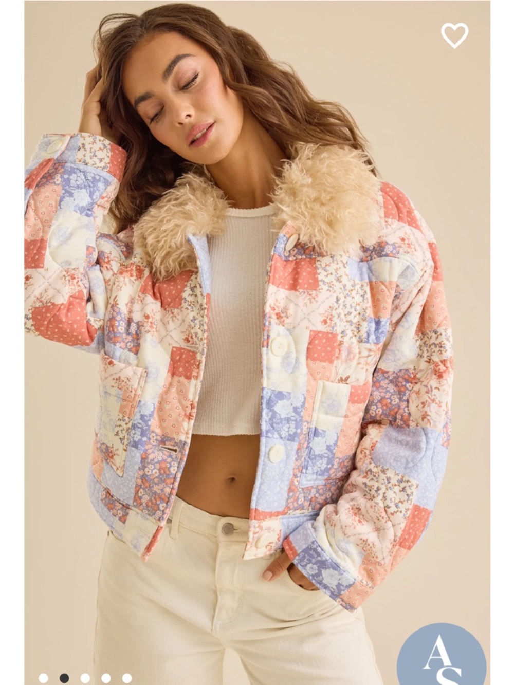 Wrenna Patchwork Jacket new with tags Altar’d state